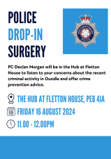 Police Drop-In Surgery at Fletton House