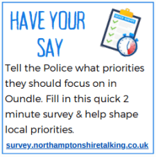 Have Your Say - Police Priorities in Oundle 